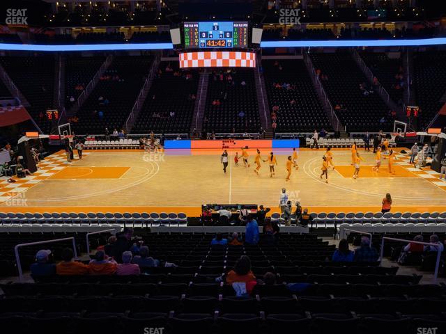 Seating view for Thompson-Boling Arena at Food City Center Section 121