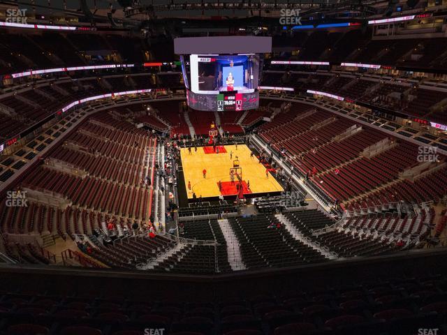 Seating view for United Center Section 327