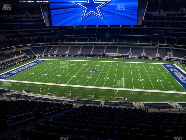 Seating view for AT&T Stadium Section Silver Suite 486