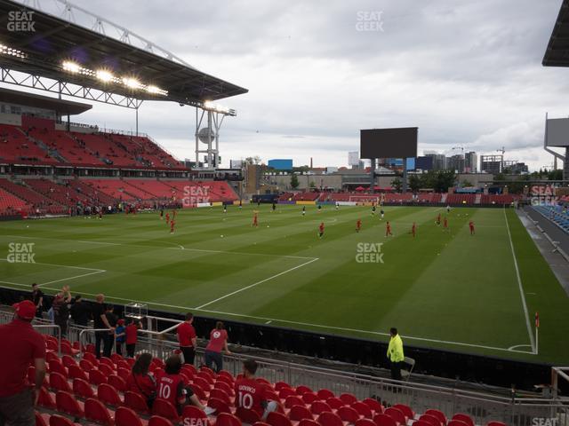 bmo field seating view