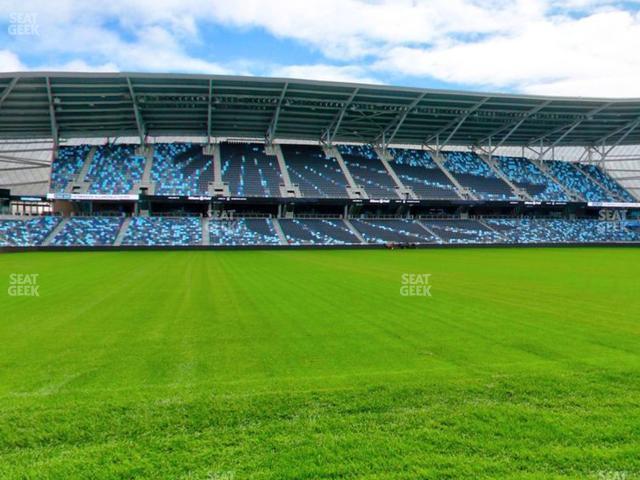 Seating view for Allianz Field Section Field Club 10