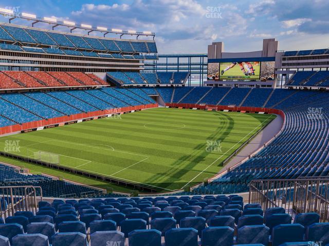 Seating view for Gillette Stadium Section 239