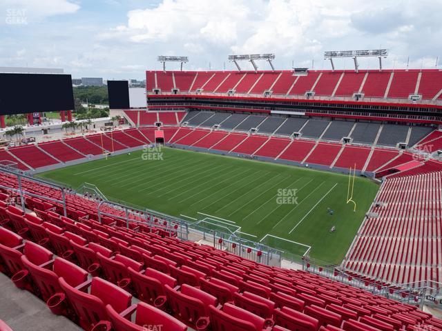 Seating view for Raymond James Stadium Section 341