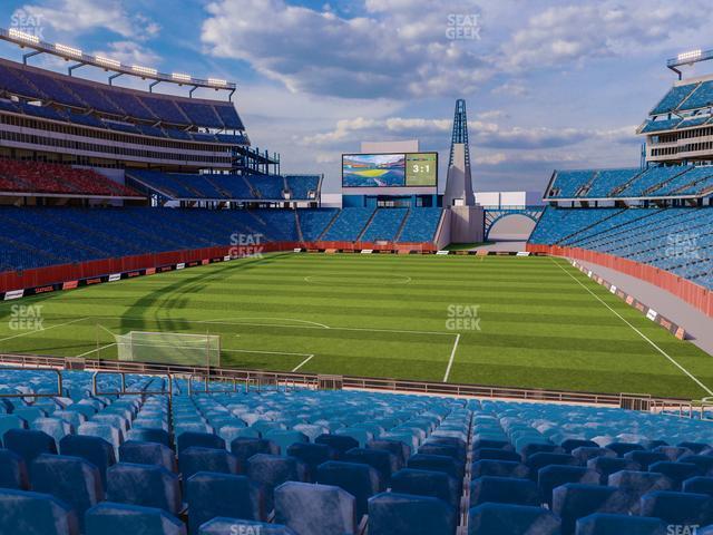 Seating view for Gillette Stadium Section 119