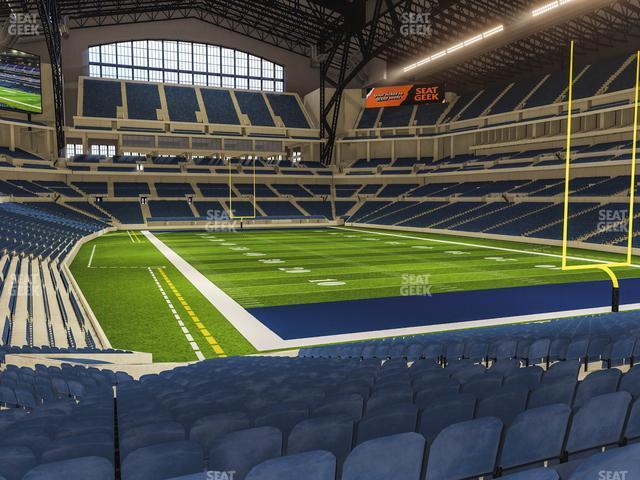 Seating view for Lucas Oil Stadium Section 103