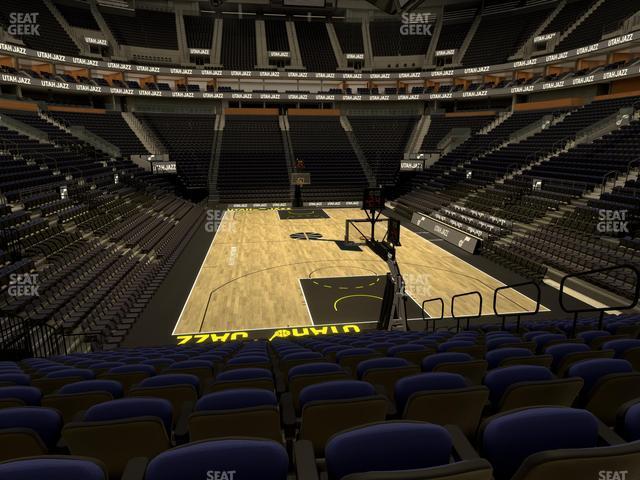 Seating view for Delta Center Section 13