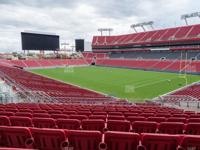 Seating view for Raymond James Stadium Section 218