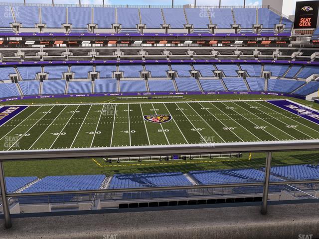 Seating view for M&T Bank Stadium Section Suite 440