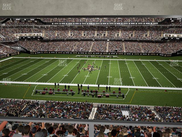 Seating view for Caesars Superdome Section Suite 323