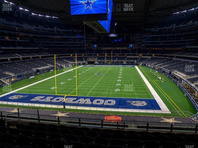 Seating view for AT&T Stadium Section 221