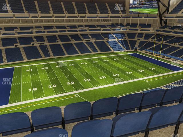 Seating view for Lucas Oil Stadium Section 543