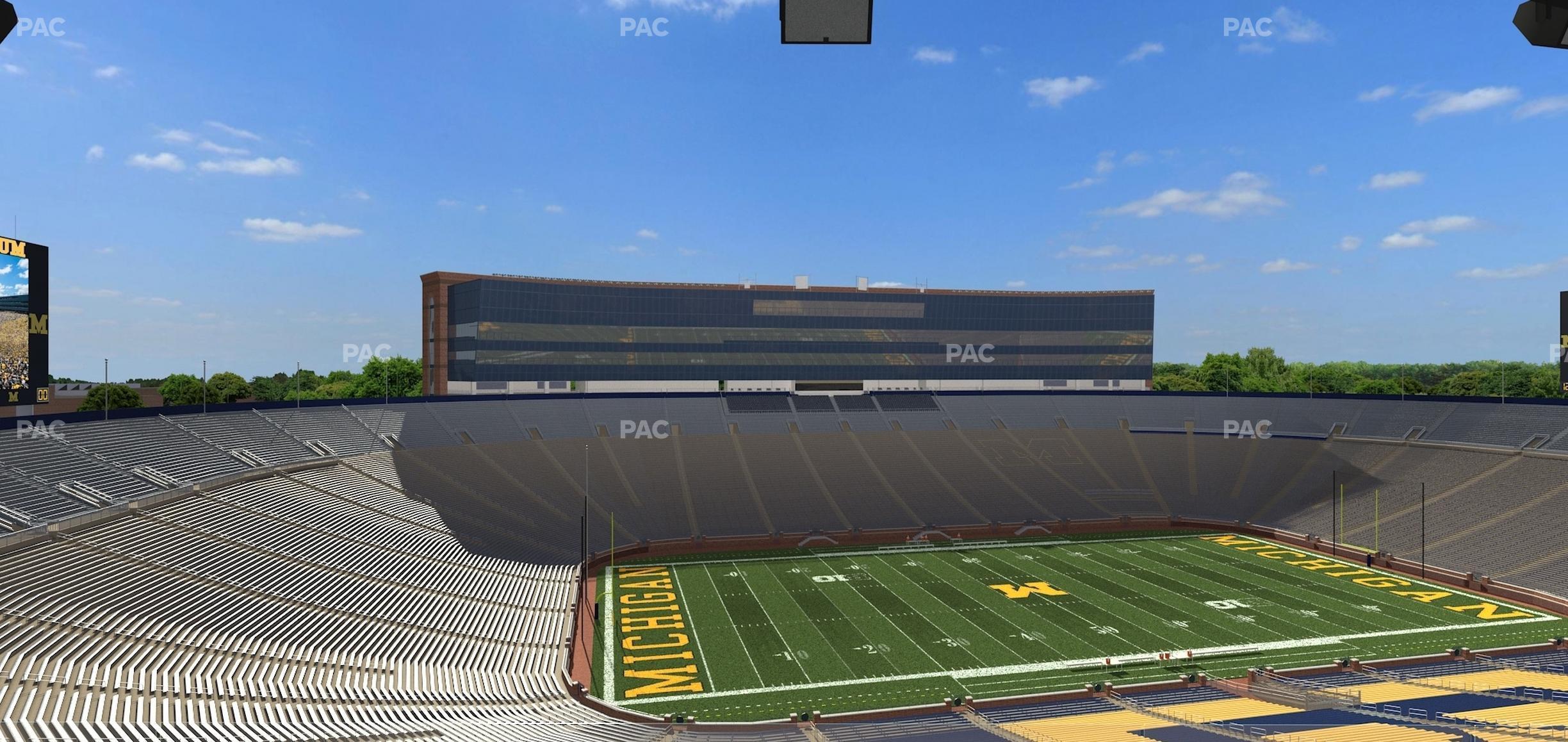 Seating view for Michigan Stadium Section 404