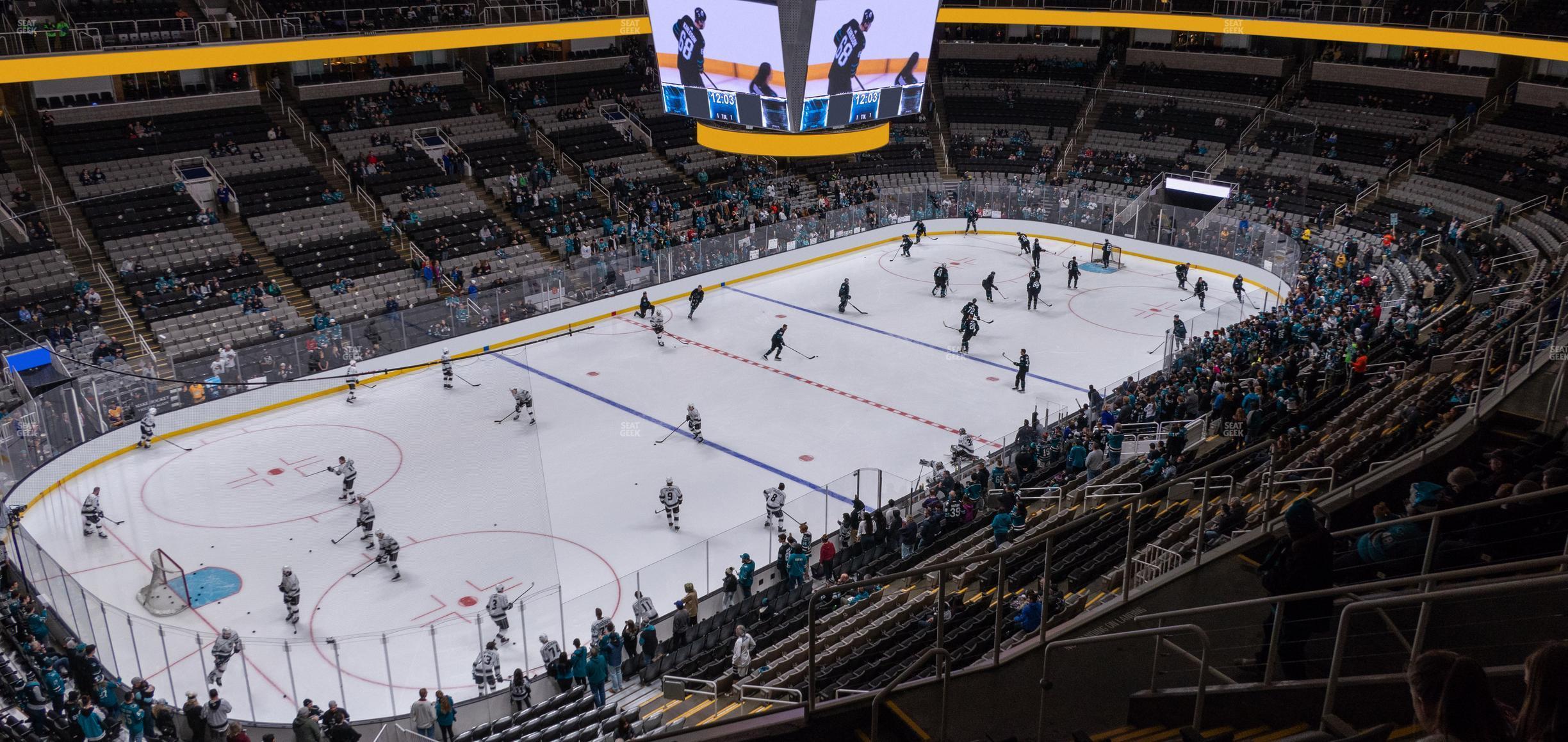 Seating view for SAP Center at San Jose Section 204