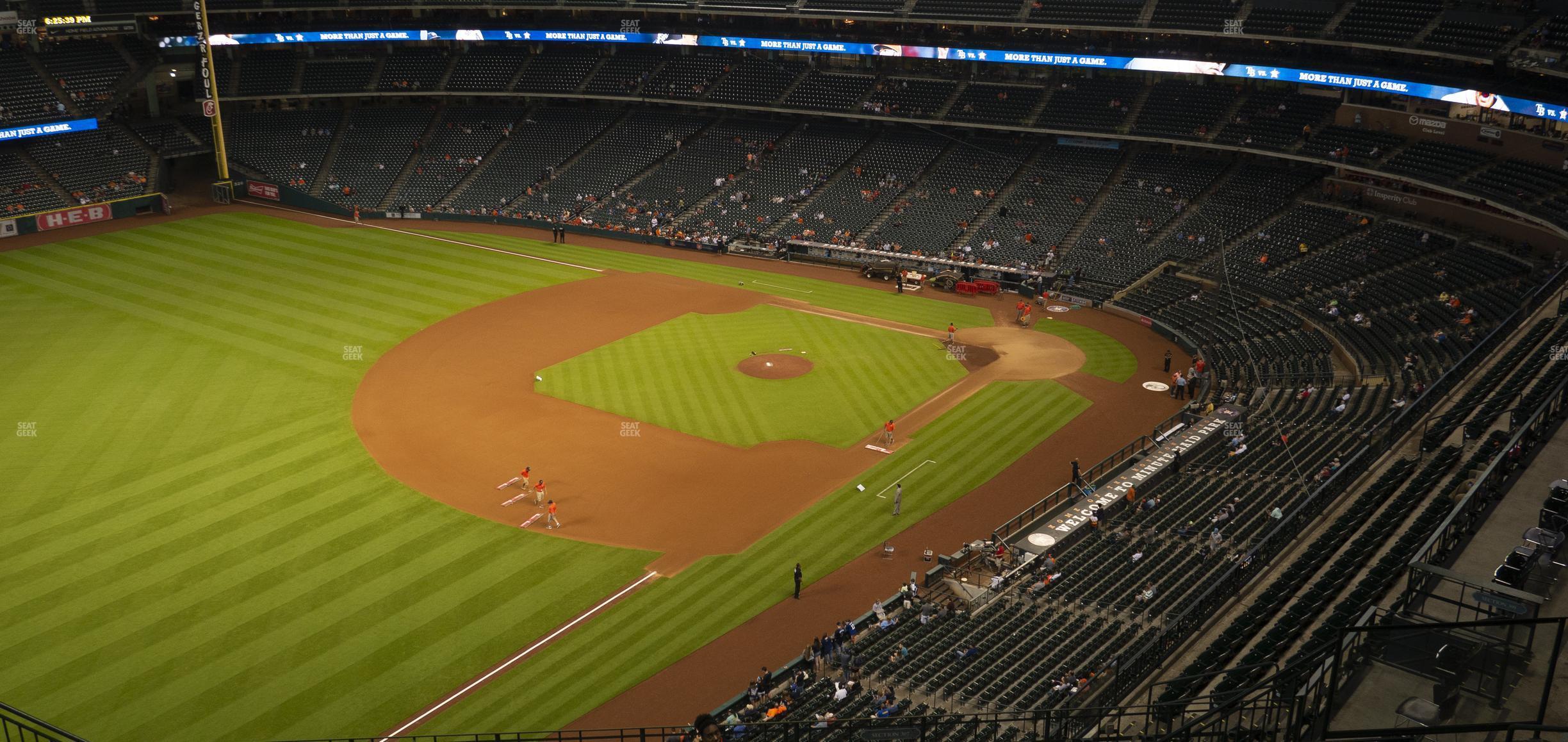 Seating view for Minute Maid Park Section 407