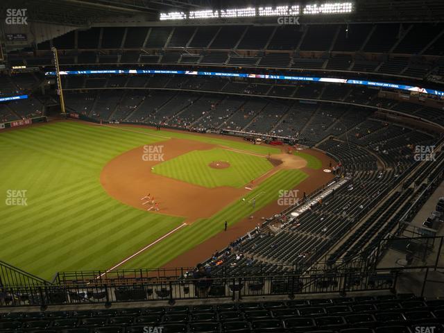 Seating view for Minute Maid Park Section 407