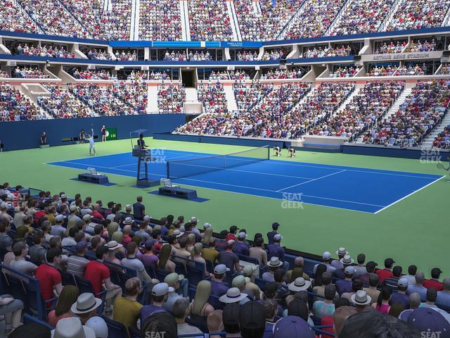 Seating view for Arthur Ashe Stadium Section 60