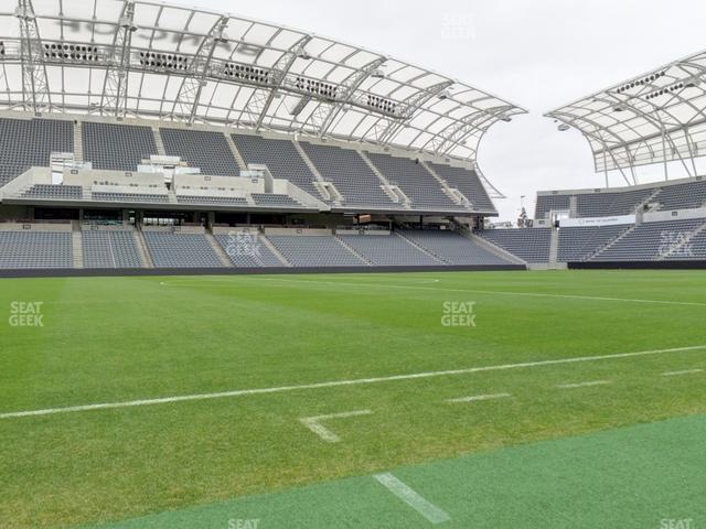 Seating view for BMO Stadium Section Vip Bench North