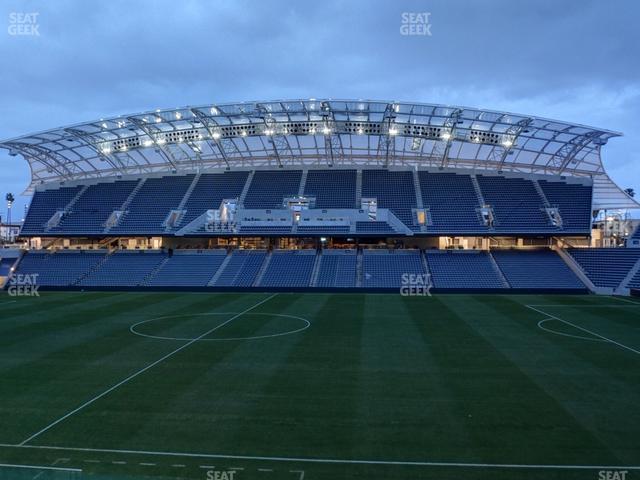 Seating view for BMO Stadium Section Directors Box 2