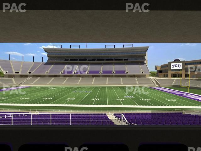 Seating view for Amon G. Carter Stadium Section Founders Suite 2