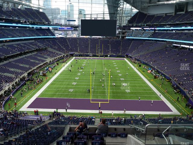 Seating view for U.S. Bank Stadium Section 224