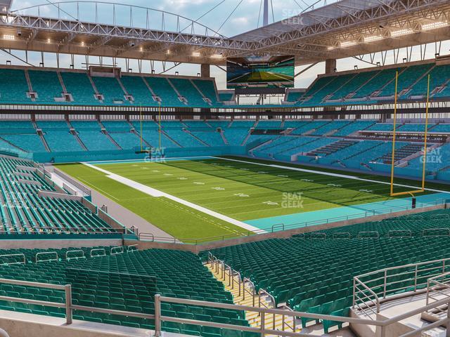 Seating view for Hard Rock Stadium Section 209