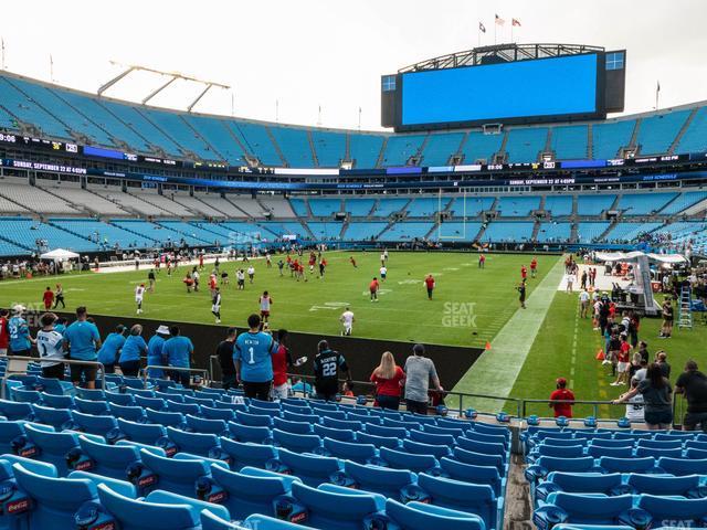 Seating view for Bank of America Stadium Section 119