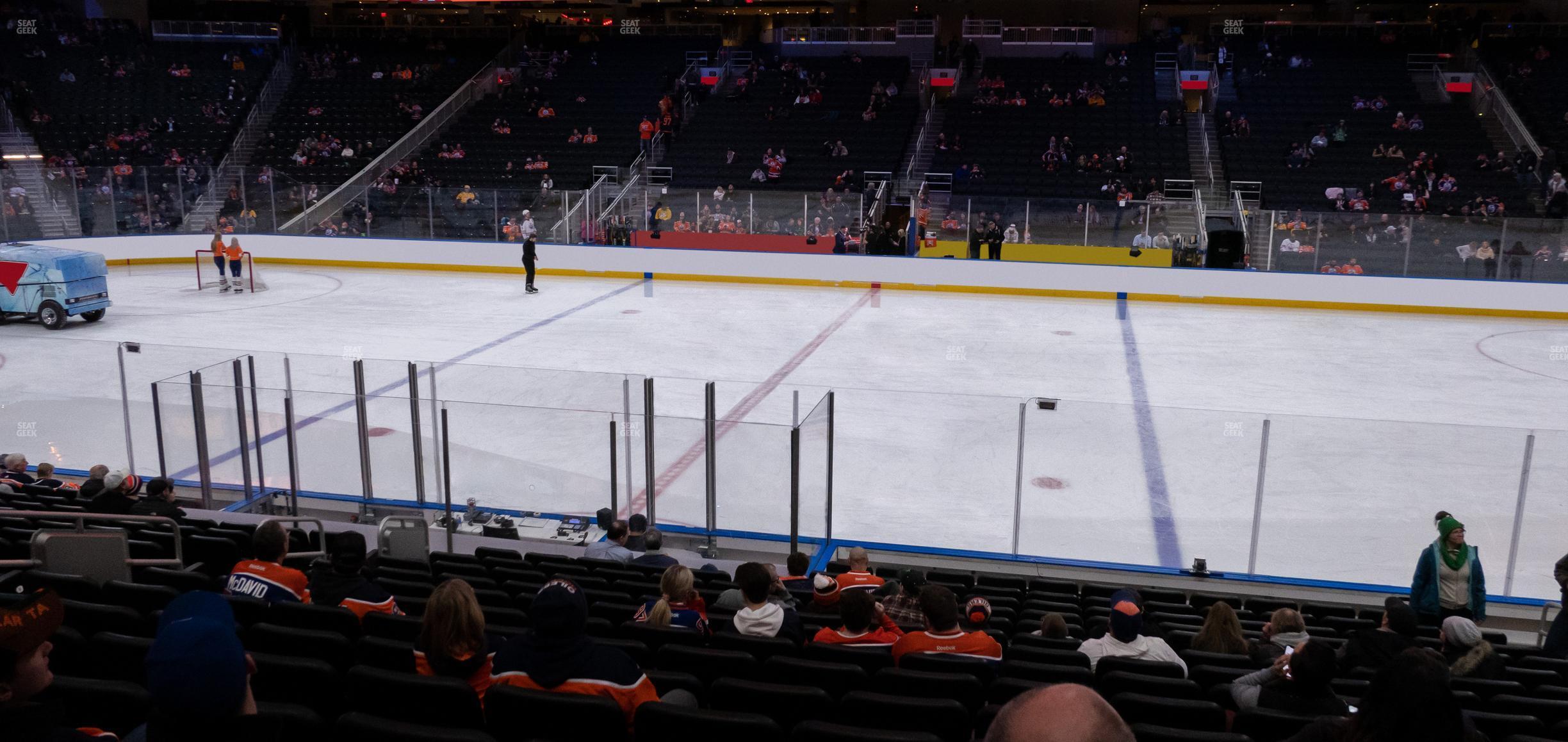 Seating view for Rogers Place Section 119