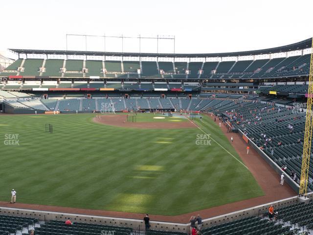 Seating view for Oriole Park at Camden Yards Section 284