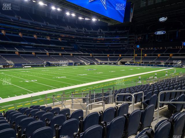 Seating view for AT&T Stadium Section C 115