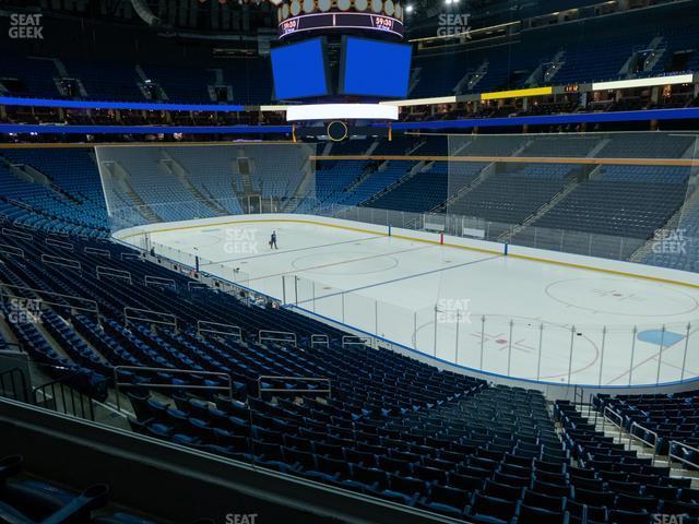 Seating view for KeyBank Center Section 203