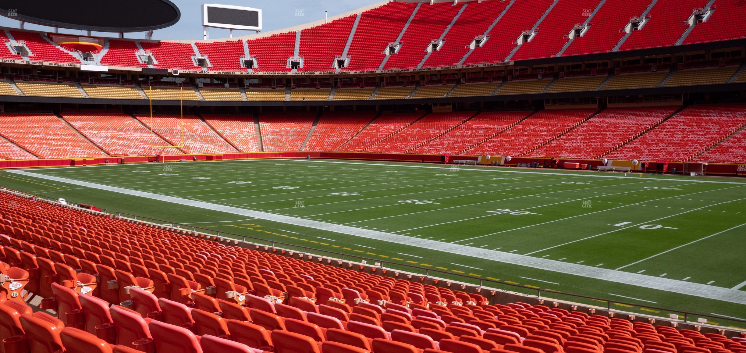 Seating view for GEHA Field at Arrowhead Stadium Section 115