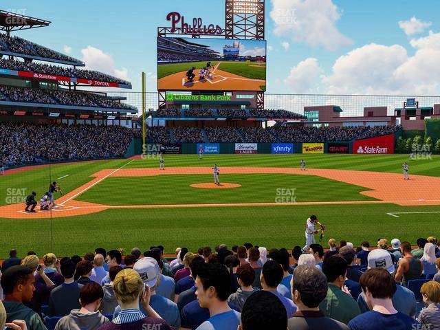 Seating view for Citizens Bank Park Section 118