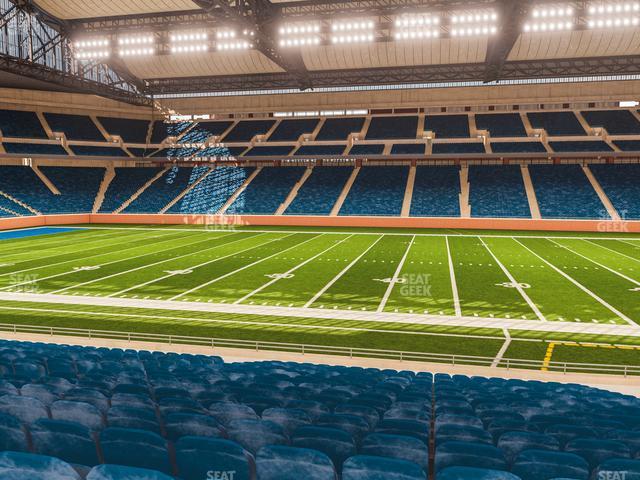 Seating view for Ford Field Section 107