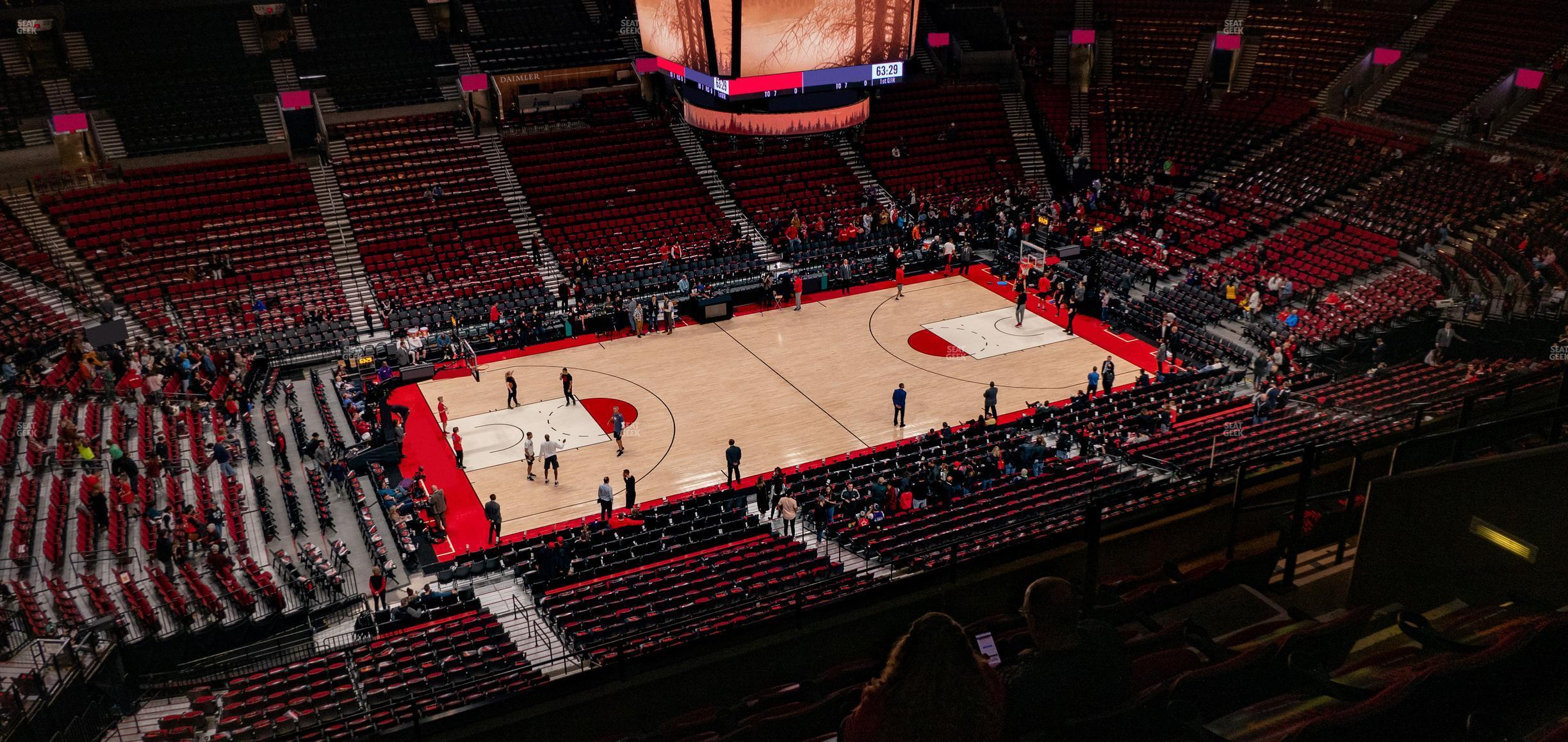 Seating view for Moda Center Section 320