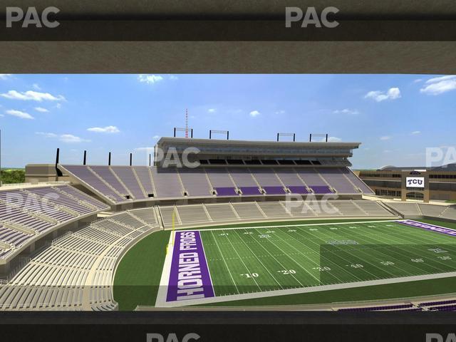 Seating view for Amon G. Carter Stadium Section Champions Suite 17