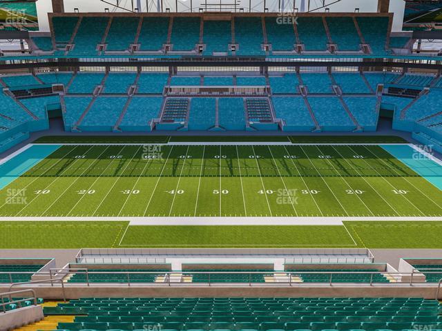 Seating view for Hard Rock Stadium Section 318