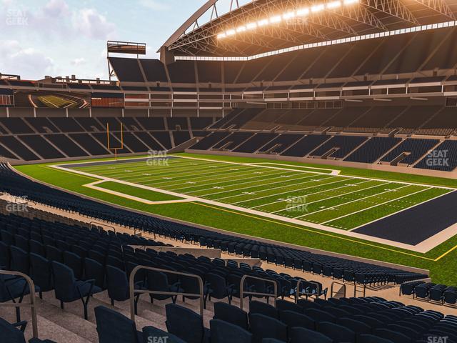 Seating view for Lumen Field Section 203