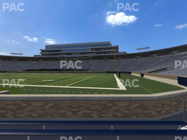 Seating view for Notre Dame Stadium Section 6