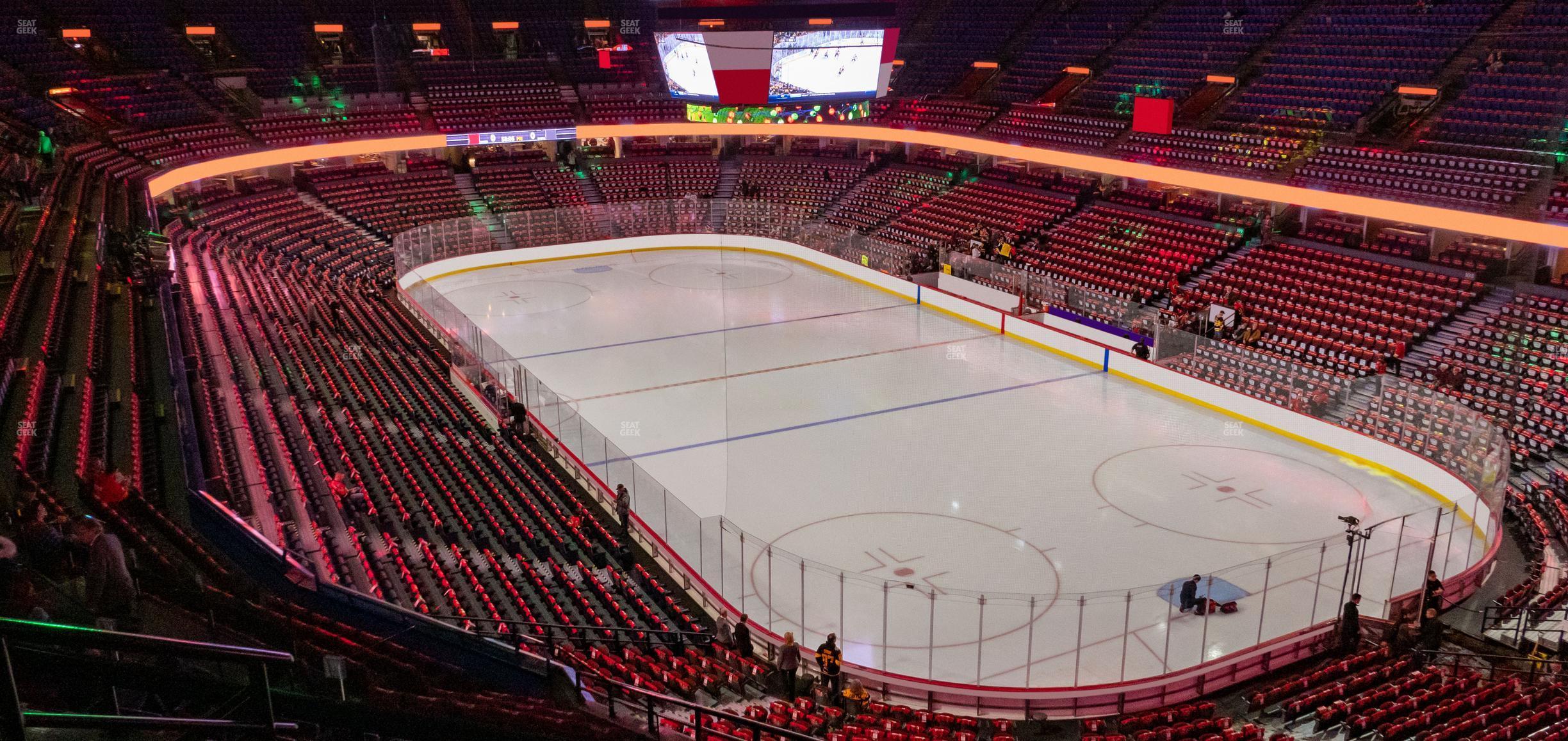 Seating view for Scotiabank Saddledome Section 203