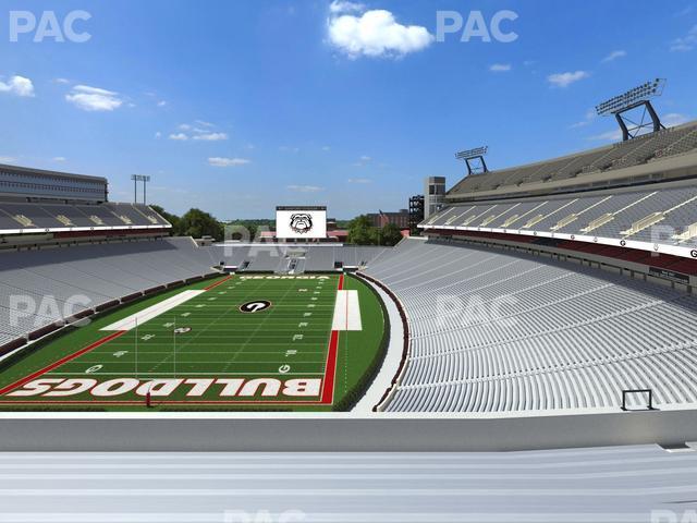 Seating view for Sanford Stadium Section 317