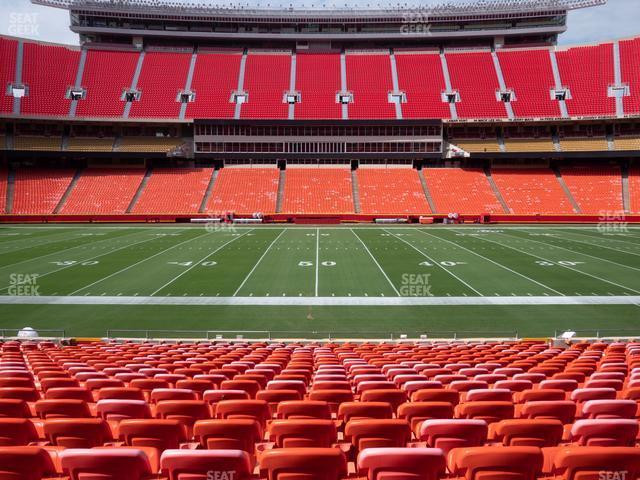 Seating view for GEHA Field at Arrowhead Stadium Section 101