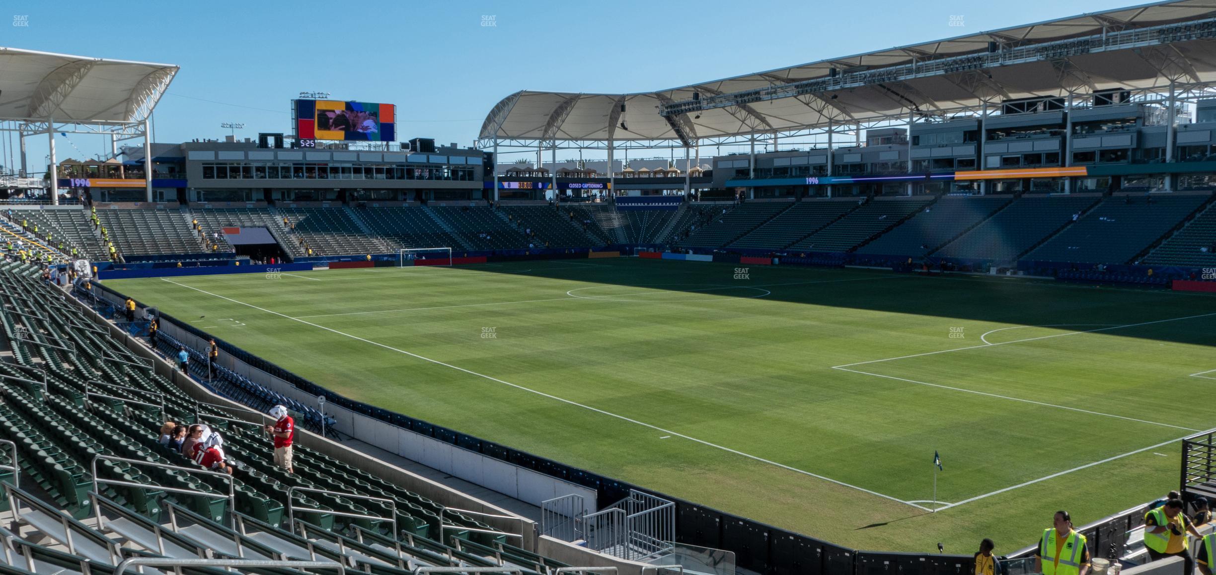 Seating view for Dignity Health Sports Park Section 126