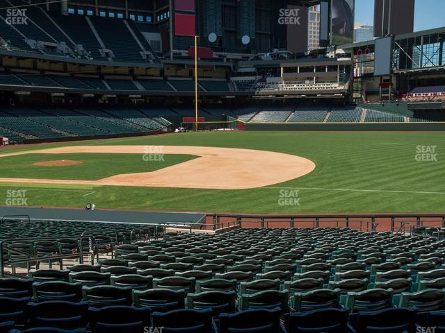 Seating view for Chase Field Section 114 W