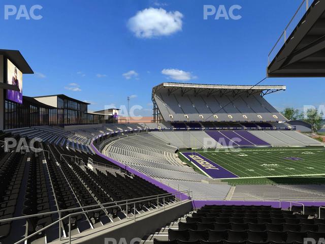 Seating view for Husky Stadium Section Club Husky 212