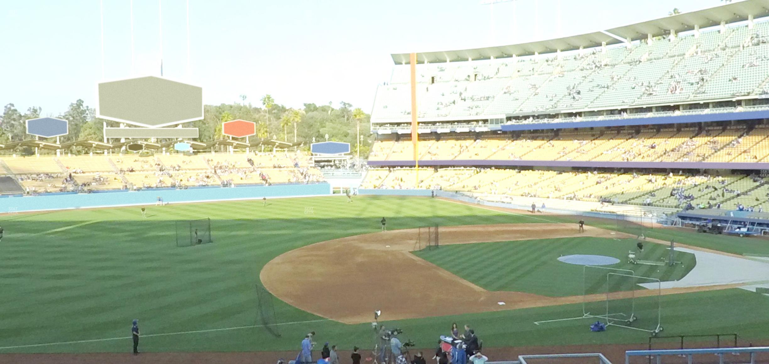 Seating view for Dodger Stadium Section 139 Lg