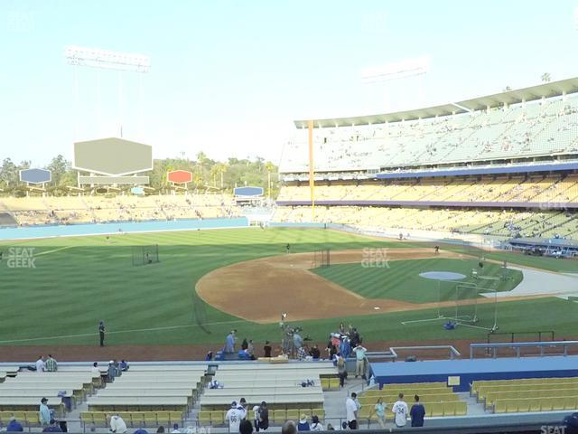 Seating view for Dodger Stadium Section 139 Lg