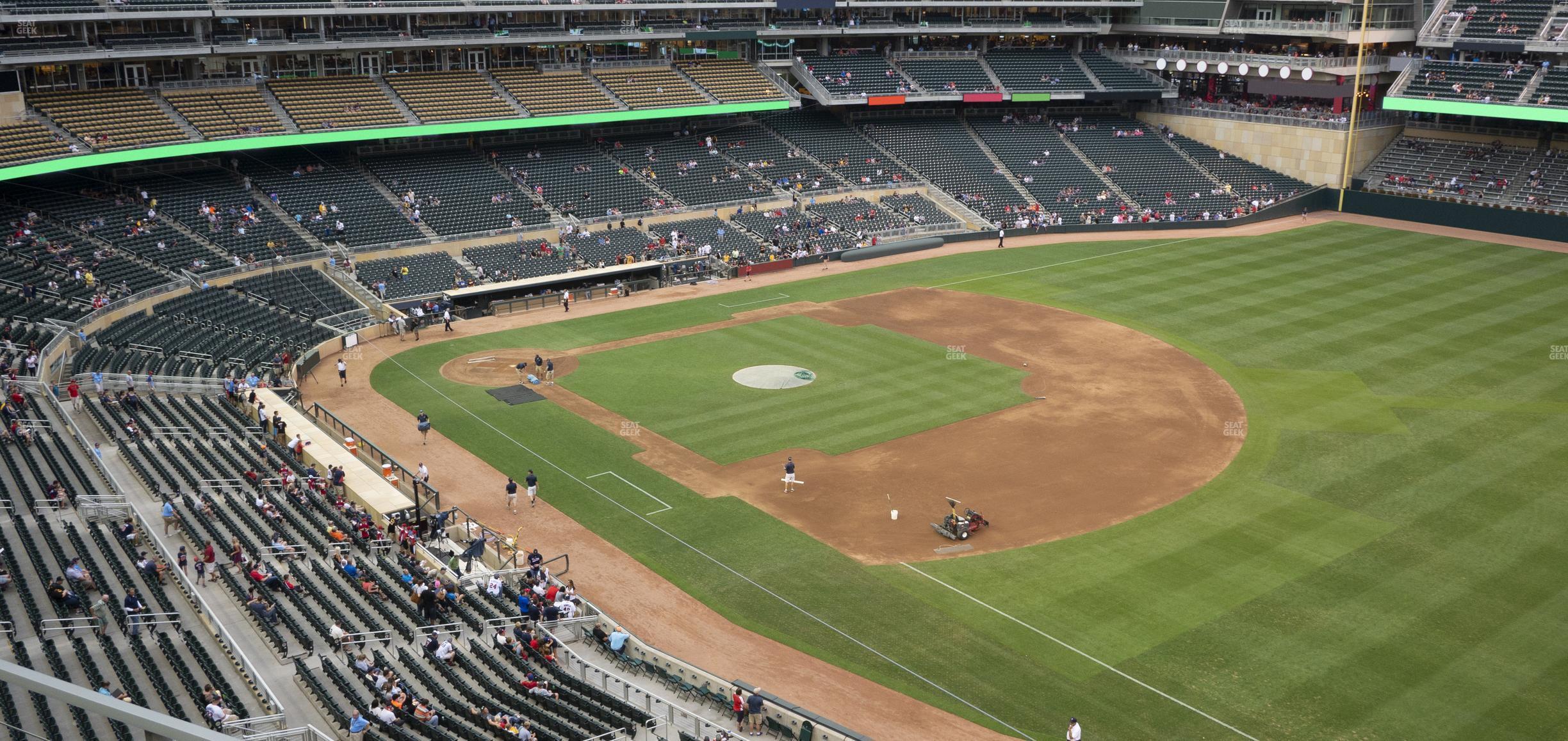 Seating view for Target Field Section 204