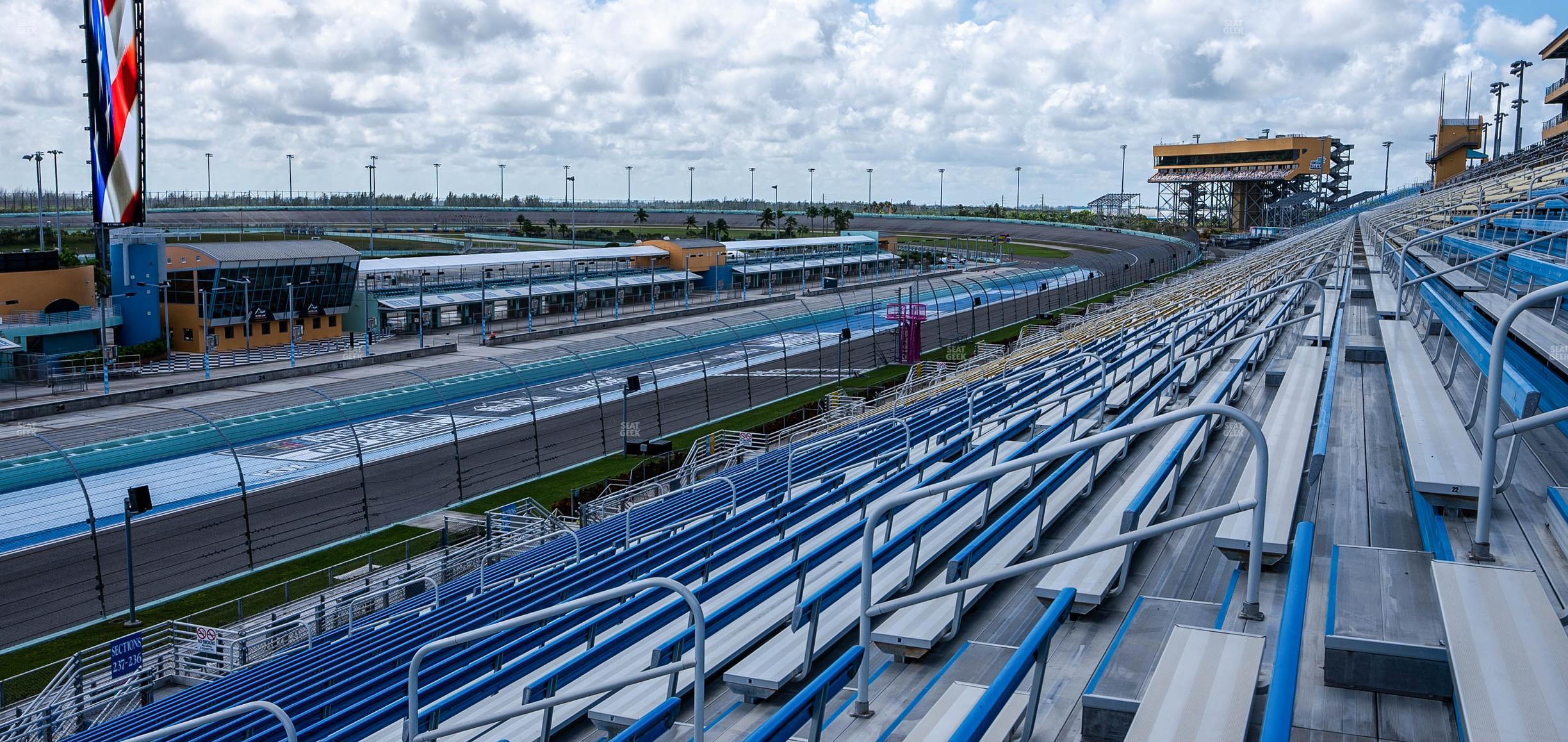 Seating view for Homestead-Miami Speedway Section 238