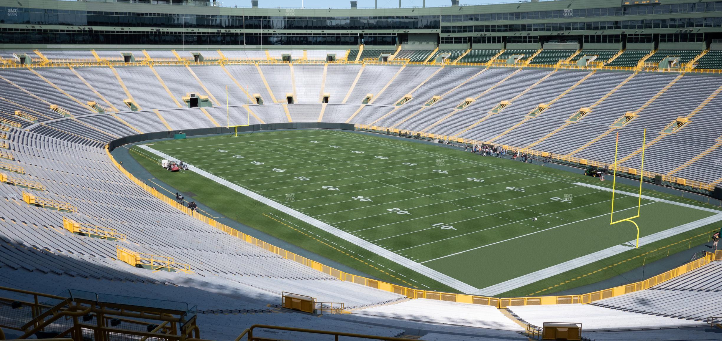 Seating view for Lambeau Field Section 336