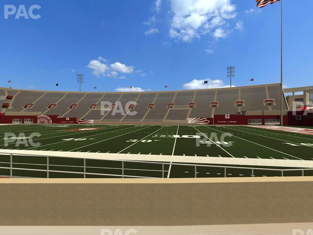 Seating view for Memorial Stadium - Indiana Section 4